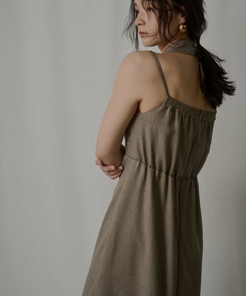 LE'RURE（リルアー）の「Melange cami drape dress（ドレス）」 - WEAR
