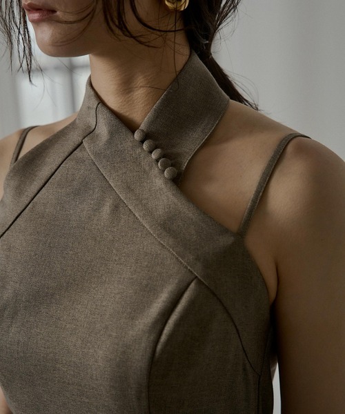LE'RURE（リルアー）の「Melange cami drape dress（ドレス）」 - WEAR