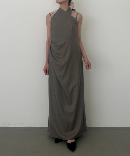 LE'RURE（リルアー）の「Melange cami drape dress（ドレス）」 - WEAR