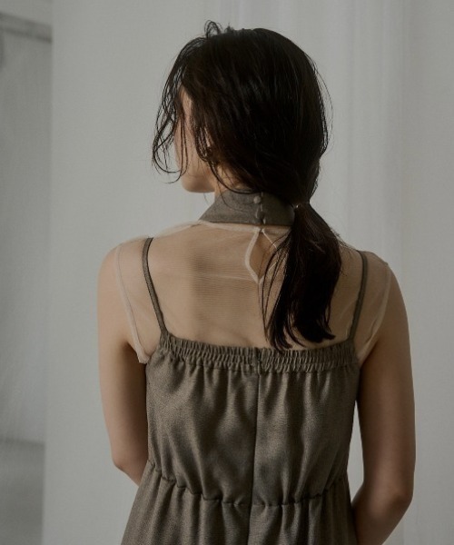 LE'RURE(リルアー)の「Melange cami drape dress(ドレス)」 - WEAR LE'RURE(リルアー)の「Melange cami drape dress(ドレス)」 - WEAR