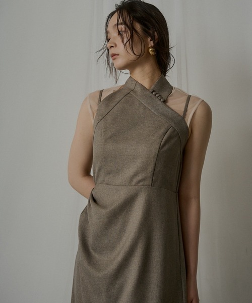 LE'RURE（リルアー）の「Melange cami drape dress（ドレス）」 - WEAR