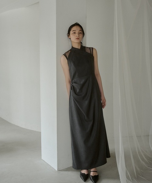 LE'RURE（リルアー）の「Melange cami drape dress（ドレス）」 - WEAR