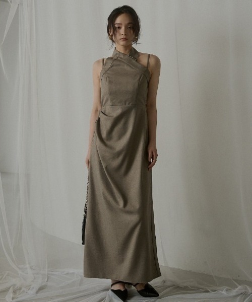 LE'RURE（リルアー）の「Melange cami drape dress（ドレス）」 - WEAR