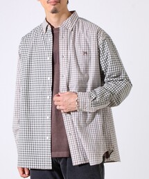 GLOSTER | 【BOY刺繍】クレイジーパターン ボタンダウンシャツ(シャツ/ブラウス)