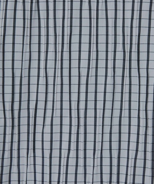 SLICK（スリック）の「【SLICK/スリック】Stripe Tuck Jaquard Drawstring Regular Shirt/タックジャガードストライプドロストレギュラーカラーリラックスシャツ / クラシック（シャツ/ブラウス・メンズ・ホワイト/ブラック/ネイビー・3/2/1）」の19枚目の写真