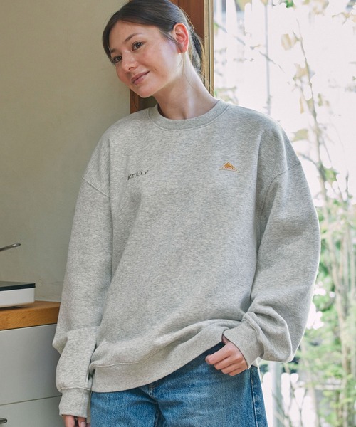 KELTY/ケルティ 別注 ダブルロゴ刺繍 ビッグシルエット裏起毛