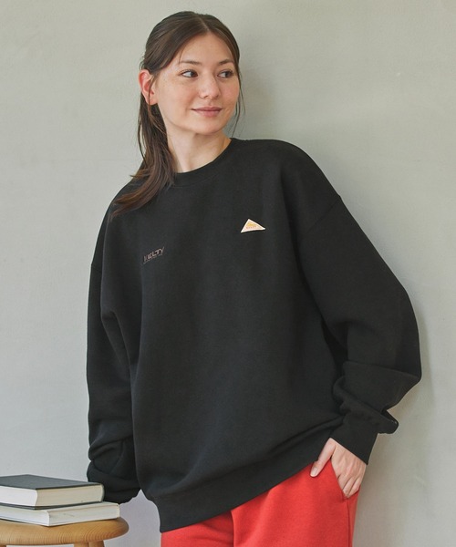 般若 武道館 限定 HALEO ブラック 長袖 L スウェット KELTY/ケルティ 別注 ダブルロゴ刺繍 ビッグシルエット裏起毛
