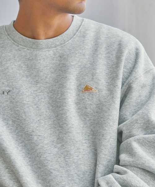 KELTY（ケルティ）の「KELTY/ケルティ 別注 ダブルロゴ刺繍 ビッグシルエット裏起毛スウェット（スウェット・レディース・グレー/ネイビー/スミクロ/アイボリー/ブラック/グレイッシュベージュ/オリーブ・L/M）」の18枚目の写真
