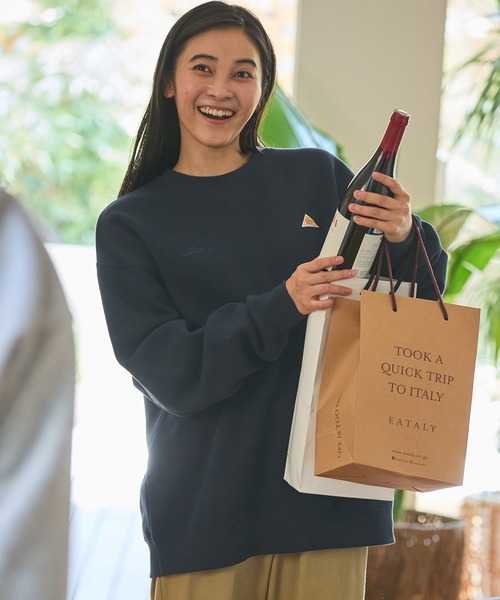 セール】KELTY/ケルティ 別注 ダブルロゴ刺繍 ビッグシルエット裏起毛