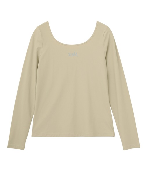 X-girl SPORTS(エックスガールスポーツ)の「BACK OPEN LS TOP(Tシャツ/カットソー・レディース・ブラック/ベージュ・MEDIUM/LARGE)」の19枚目の写真