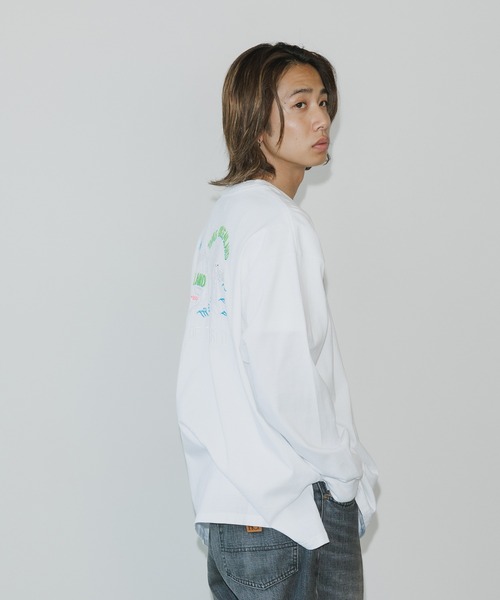 FACETASM（ファセッタズム）の「FACETASM/ファセッタズム THULE LONG TEE ロンT（Tシャツ/カットソー・メンズ・ホワイト/ブラック・5/4/3）」の12枚目の写真