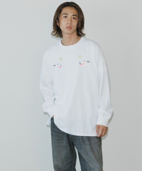 FACETASM（ファセッタズム）の「FACETASM/ファセッタズム THULE LONG TEE ロンT（Tシャツ/カットソー・メンズ・ホワイト/ブラック・5/4/3）」の10枚目の写真