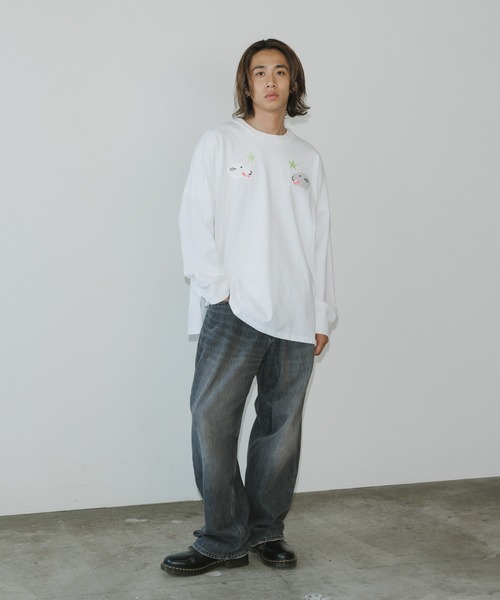 FACETASM（ファセッタズム）の「FACETASM/ファセッタズム THULE LONG TEE ロンT（Tシャツ/カットソー・メンズ・ホワイト/ブラック・5/4/3）」の14枚目の写真