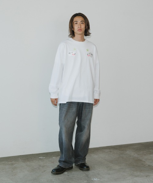 FACETASM（ファセッタズム）の「FACETASM/ファセッタズム THULE LONG TEE ロンT（Tシャツ/カットソー・メンズ・ホワイト/ブラック・5/4/3）」の15枚目の写真