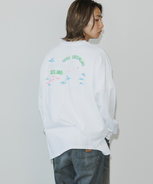 FACETASM（ファセッタズム）の「FACETASM/ファセッタズム THULE LONG TEE ロンT（Tシャツ/カットソー・メンズ・ホワイト/ブラック・5/4/3）」の11枚目の写真