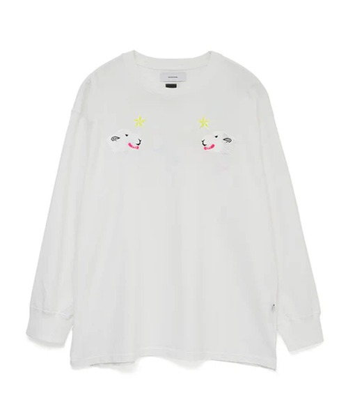 FACETASM（ファセッタズム）の「FACETASM/ファセッタズム THULE LONG TEE ロンT（Tシャツ/カットソー・メンズ・ホワイト/ブラック・5/4/3）」の9枚目の写真