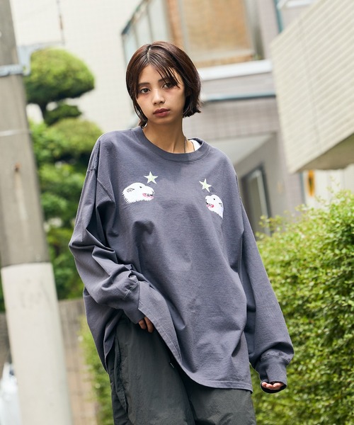 FACETASM（ファセッタズム）の「FACETASM/ファセッタズム THULE LONG TEE ロンT（Tシャツ/カットソー・メンズ・ホワイト/ブラック・5/4/3）」の22枚目の写真