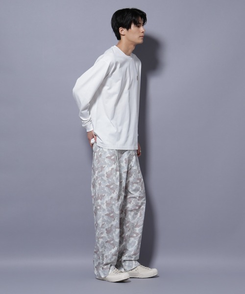 NANO universe（ナノユニバース）の「オリジナルパターンイージーパンツ（その他パンツ・メンズ・グレー/ブラック/ライトベージュ/ネイビー・L/M/S）」の10枚目の写真