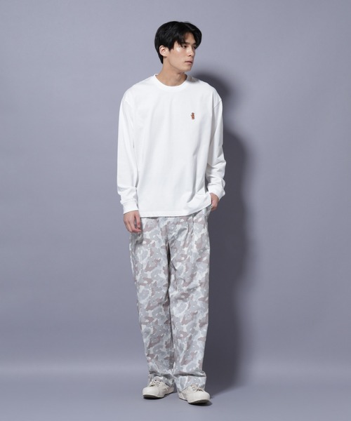 NANO universe（ナノユニバース）の「オリジナルパターンイージーパンツ（その他パンツ・メンズ・グレー/ブラック/ライトベージュ/ネイビー・L/M/S）」の7枚目の写真