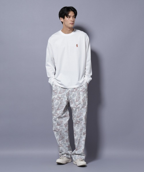 NANO universe（ナノユニバース）の「オリジナルパターンイージーパンツ（その他パンツ・メンズ・グレー/ブラック/ライトベージュ/ネイビー・L/M/S）」の8枚目の写真