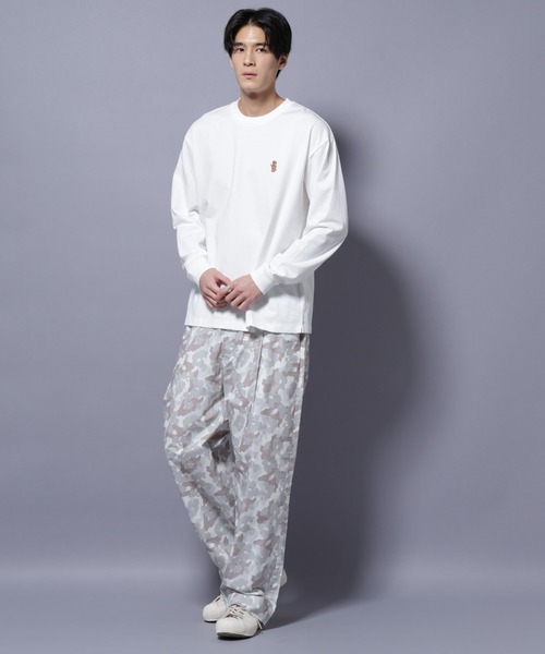 NANO universe（ナノユニバース）の「オリジナルパターンイージーパンツ（その他パンツ・メンズ・グレー/ブラック/ライトベージュ/ネイビー・L/M/S）」の9枚目の写真