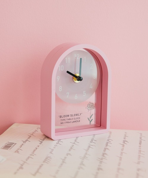 セール】FLOWERフレーム置時計 / 588045（置時計）｜LAKOLE（ラコレ