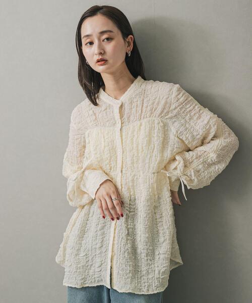 セール】シャーリングシャツ（シャツ/ブラウス）｜SENSE OF PLACE by