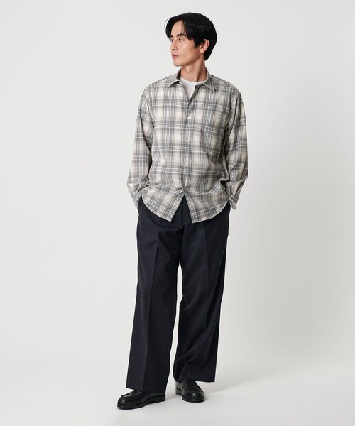 AURALEE似チェック BEAUTY&YOUTH 尾州 チェック シャツ XL BEAUTY&YOUTH UNITED ARROWS｜尾州 TW チェック レギュラー