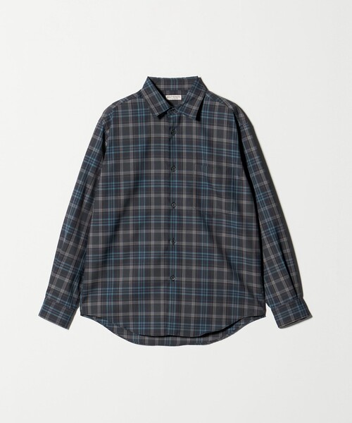 BEAUTY&YOUTH UNITED ARROWS(ビューティーアンドユースユナイテッドアローズ)の「尾州 TW チェック レギュラーシャツ FORM TAPERD型 ウォッシャブル MADE IN JAPAN(シャツ/ブラウス・メンズ・ネイビー/グレー系・S/M/L/XL)」の10枚目の写真