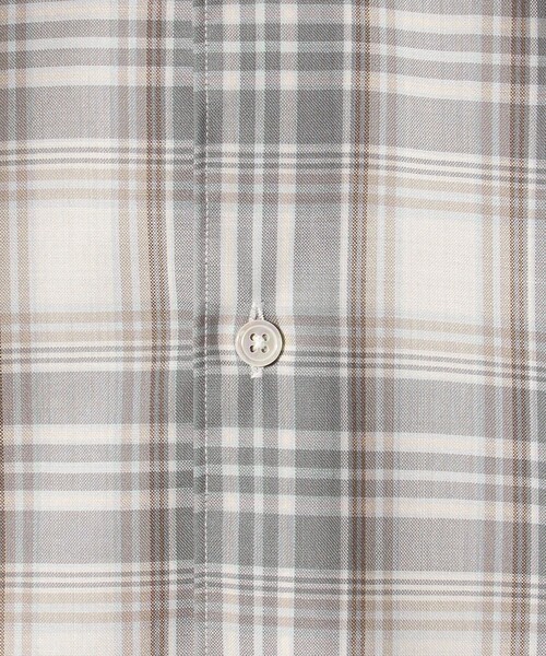 BEAUTY&YOUTH UNITED ARROWS(ビューティーアンドユースユナイテッドアローズ)の「尾州 TW チェック レギュラーシャツ FORM TAPERD型 ウォッシャブル MADE IN JAPAN(シャツ/ブラウス・メンズ・ネイビー/グレー系・S/M/L/XL)」の19枚目の写真
