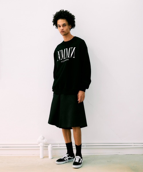NOISE MAKER（ノイズメーカー）の「NMMNオーバーサイズスウェット（スウェット・メンズ・グレー/ブラック・XL/L/M）」の7枚目の写真