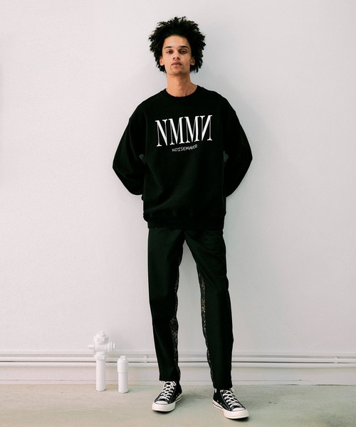 NOISE MAKER（ノイズメーカー）の「NMMNオーバーサイズスウェット（スウェット・メンズ・グレー/ブラック・XL/L/M）」の4枚目の写真