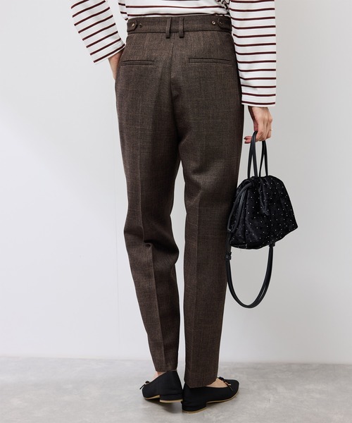 ROPE' PICNIC(ロペピクニック)の「スリートーンツイードテーパードパンツ/セットアップ対応(その他パンツ・レディース・チャコールグレー/ダークブラウン・S/M/L)」の14枚目の写真