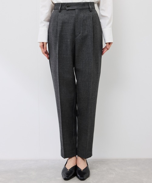 ROPE' PICNIC(ロペピクニック)の「スリートーンツイードテーパードパンツ/セットアップ対応(その他パンツ・レディース・チャコールグレー/ダークブラウン・S/M/L)」の16枚目の写真