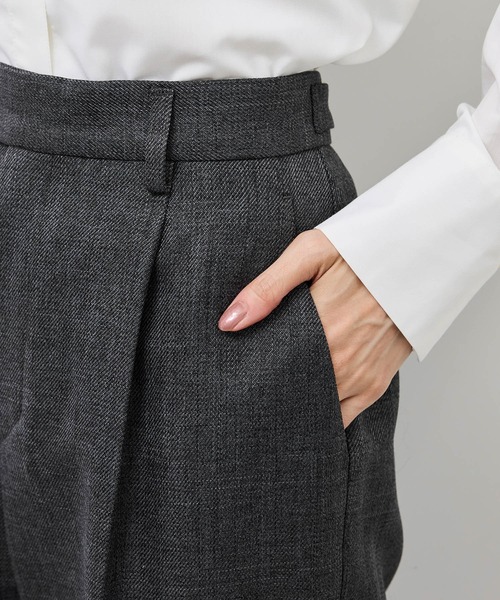 ROPE' PICNIC(ロペピクニック)の「スリートーンツイードテーパードパンツ/セットアップ対応(その他パンツ・レディース・チャコールグレー/ダークブラウン・S/M/L)」の20枚目の写真
