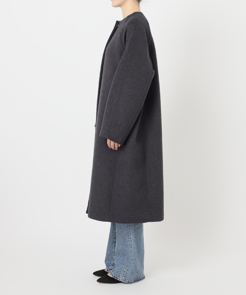 S160ビーバーノーカラーコート（ノーカラーコート）｜Spick & Span