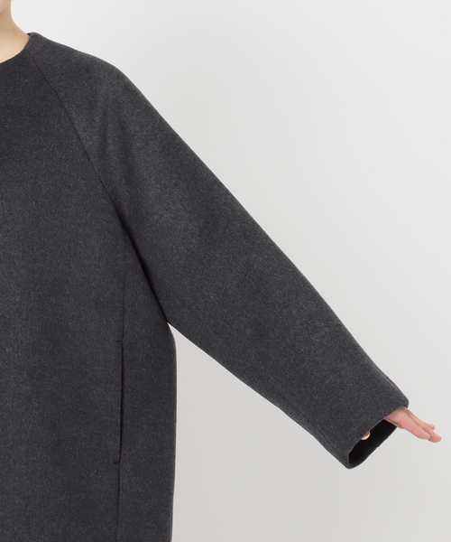 S160ビーバーノーカラーコート（ノーカラーコート）｜Spick & Span