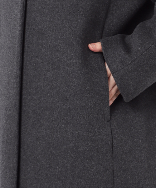 S160ビーバーノーカラーコート（ノーカラーコート）｜Spick & Span