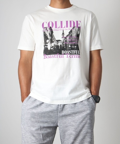 NYLAUS(ナイラス)の「【Nylaus】グラフィックプリント Tシャツ 半袖(Tシャツ/カットソー・メンズ・ブラック/ホワイト・L/M)」の8枚目の写真