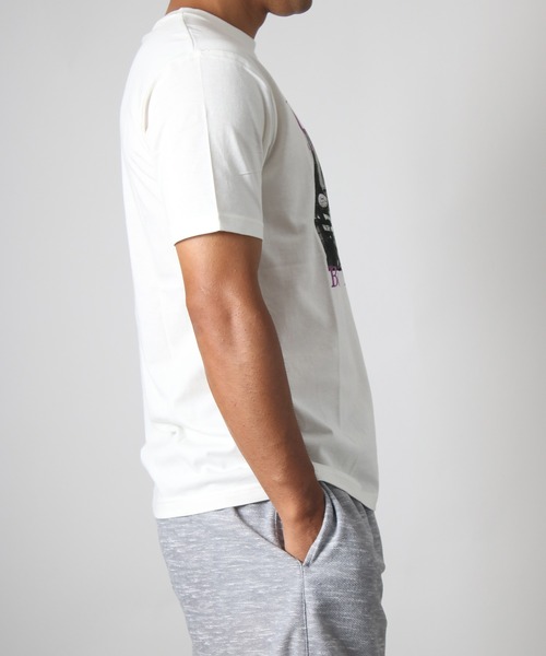 NYLAUS(ナイラス)の「【Nylaus】グラフィックプリント Tシャツ 半袖(Tシャツ/カットソー・メンズ・ブラック/ホワイト・L/M)」の10枚目の写真