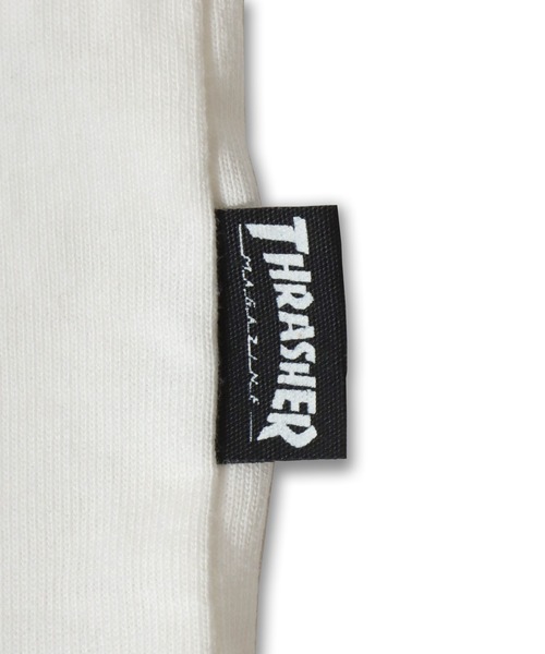 THRASHER(スラッシャー)の「THRASHER(スラッシャー)ハートモチーフ刺繍 プリント 袖プリント ロンT メンズ レディース ユニセックス(Tシャツ/カットソー・メンズ・アッシュグレー/ホワイト/ブラウン/ブラック・XL/L/M)」の12枚目の写真