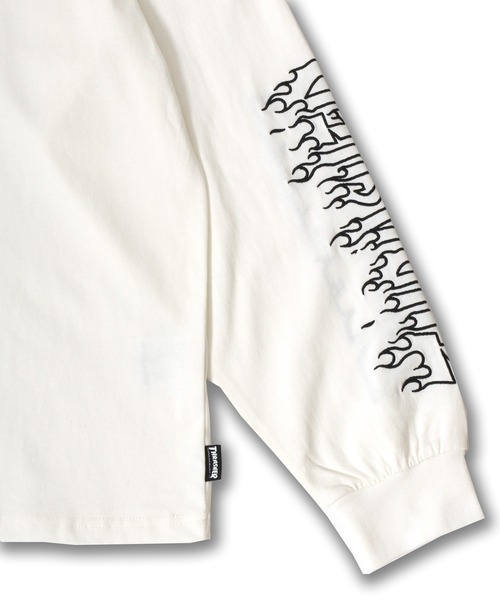 THRASHER(スラッシャー)の「THRASHER(スラッシャー)ハートモチーフ刺繍 プリント 袖プリント ロンT メンズ レディース ユニセックス(Tシャツ/カットソー・メンズ・アッシュグレー/ホワイト/ブラウン/ブラック・XL/L/M)」の21枚目の写真