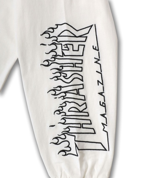 THRASHER(スラッシャー)の「THRASHER(スラッシャー)ハートモチーフ刺繍 プリント 袖プリント ロンT メンズ レディース ユニセックス(Tシャツ/カットソー・メンズ・アッシュグレー/ホワイト/ブラウン/ブラック・XL/L/M)」の22枚目の写真