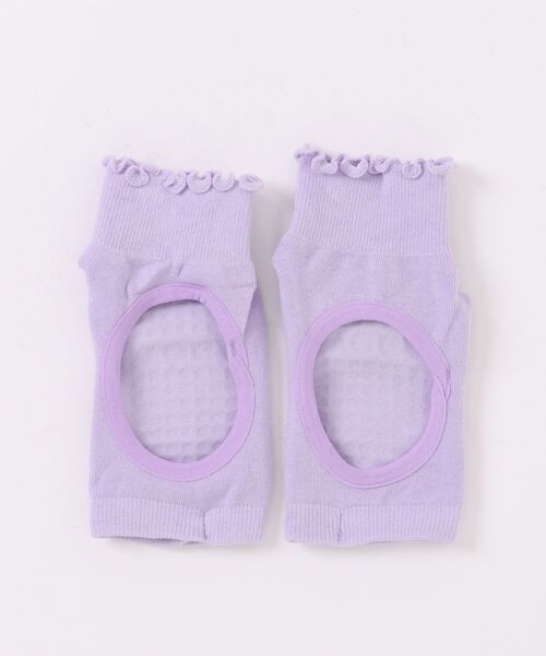 ammy.(エイミードット)の「【 ammy. / エイミードット 】 滑り止め付き フリル フットカバー ソックス / ヨガ フィットネス(ソックス/靴下・レディース・パープル/グリーン/ブルー/ベージュ/ホワイト/ブラック・FREE)」の14枚目の写真