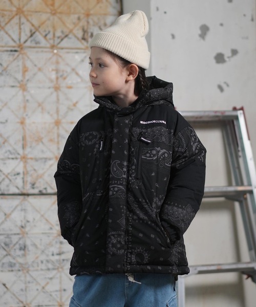 DC（ディーシー）の「DC/ディーシー アウター キッズ 中綿ジャケット 撥水 ストレッチ 25 KD PADDED GLACIER JACKET YJK254501（その他アウター・キッズ・ブラック系その他/カーキ/ブラック・160cm/150cm/140cm/130cm/120cm/110cm）」の2枚目の写真
