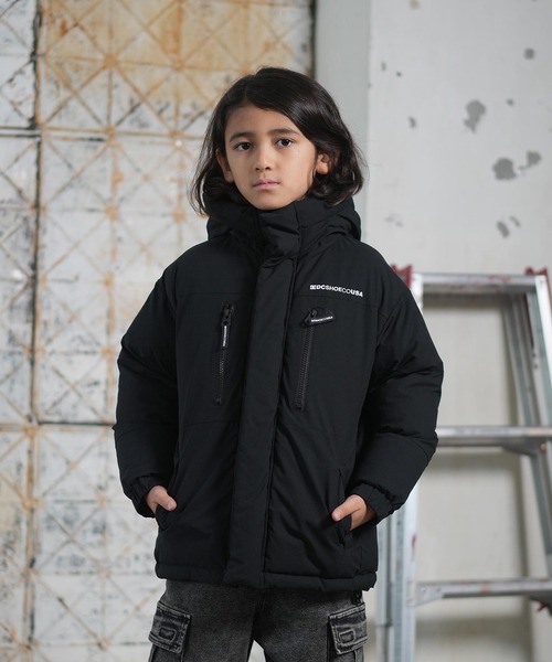 DC（ディーシー）の「DC/ディーシー アウター キッズ 中綿ジャケット 撥水 ストレッチ 25 KD PADDED GLACIER JACKET YJK254501（その他アウター・キッズ・ブラック系その他/カーキ/ブラック・160cm/150cm/140cm/130cm/120cm/110cm）」の6枚目の写真
