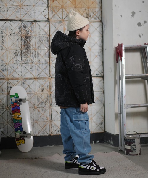 DC（ディーシー）の「DC/ディーシー アウター キッズ 中綿ジャケット 撥水 ストレッチ 25 KD PADDED GLACIER JACKET YJK254501（その他アウター・キッズ・ブラック系その他/カーキ/ブラック・160cm/150cm/140cm/130cm/120cm/110cm）」の21枚目の写真