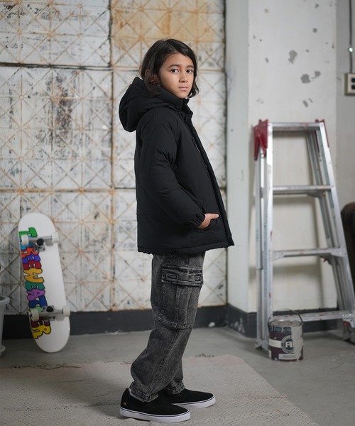 DC（ディーシー）の「DC/ディーシー アウター キッズ 中綿ジャケット 撥水 ストレッチ 25 KD PADDED GLACIER JACKET YJK254501（その他アウター・キッズ・ブラック系その他/カーキ/ブラック・160cm/150cm/140cm/130cm/120cm/110cm）」の11枚目の写真