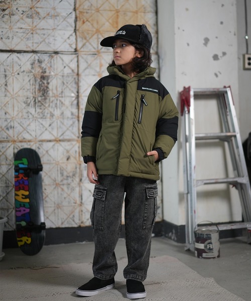 DC（ディーシー）の「DC/ディーシー アウター キッズ 中綿ジャケット 撥水 ストレッチ 25 KD PADDED GLACIER JACKET YJK254501（その他アウター・キッズ・ブラック系その他/カーキ/ブラック・160cm/150cm/140cm/130cm/120cm/110cm）」の18枚目の写真