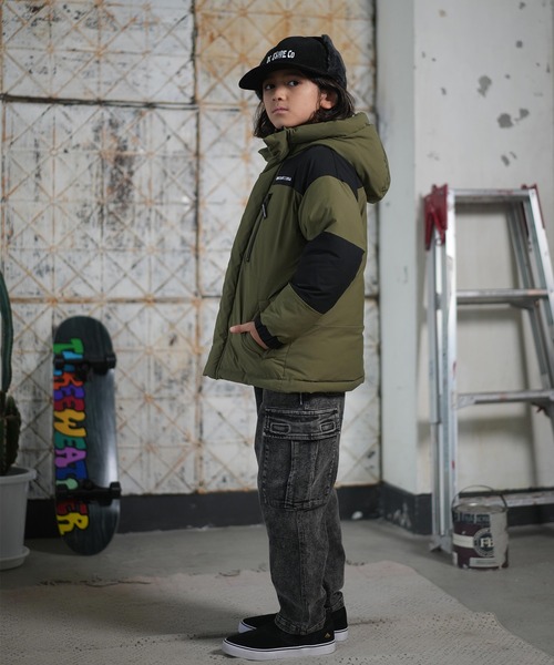 DC（ディーシー）の「DC/ディーシー アウター キッズ 中綿ジャケット 撥水 ストレッチ 25 KD PADDED GLACIER JACKET YJK254501（その他アウター・キッズ・ブラック系その他/カーキ/ブラック・160cm/150cm/140cm/130cm/120cm/110cm）」の17枚目の写真